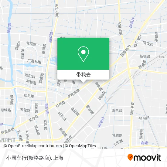小周车行(新格路店)地图