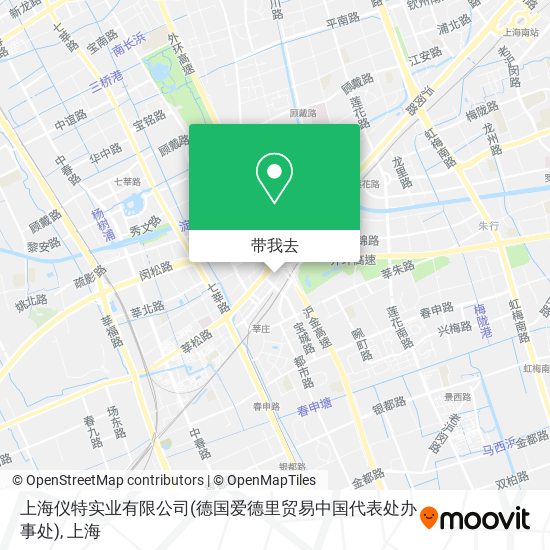 上海仪特实业有限公司(德国爱德里贸易中国代表处办事处)地图
