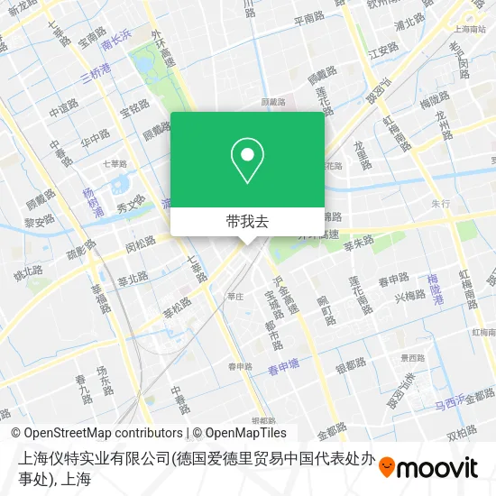 上海仪特实业有限公司(德国爱德里贸易中国代表处办事处)地图