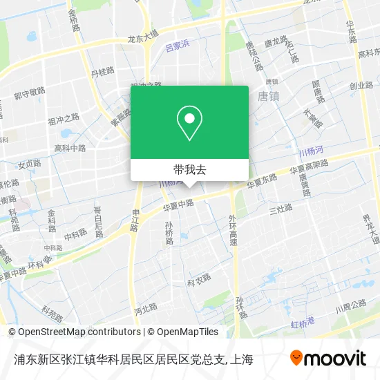 浦东新区张江镇华科居民区居民区党总支地图