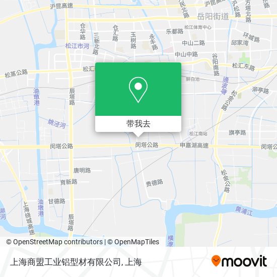 上海商盟工业铝型材有限公司地图