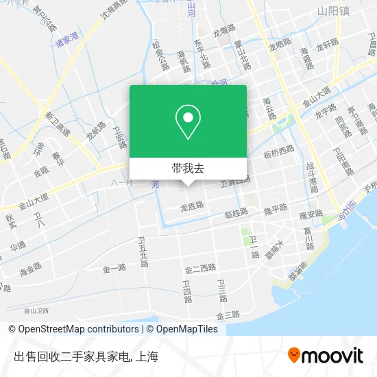 出售回收二手家具家电地图