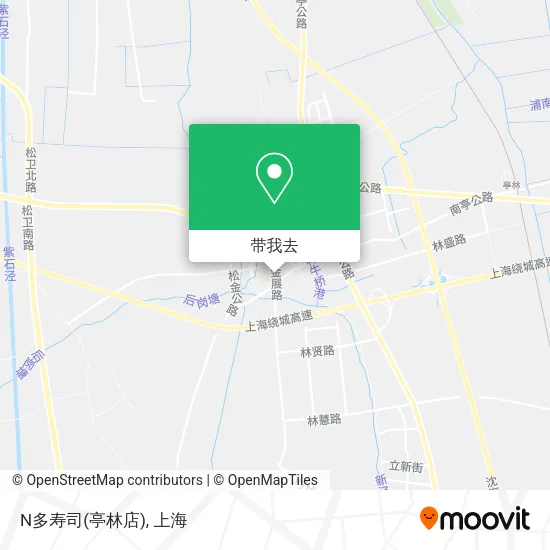 N多寿司(亭林店)地图