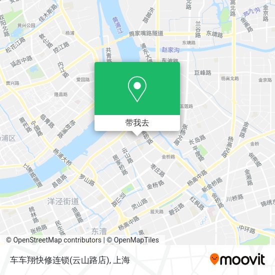 车车翔快修连锁(云山路店)地图