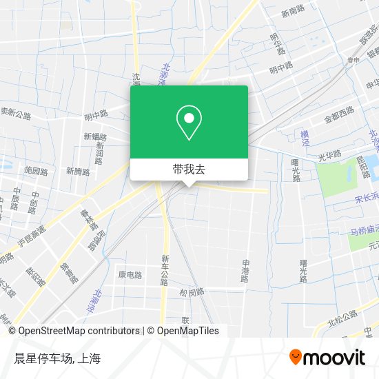 晨星停车场地图