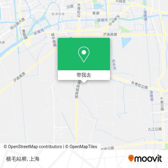 横毛站桥地图