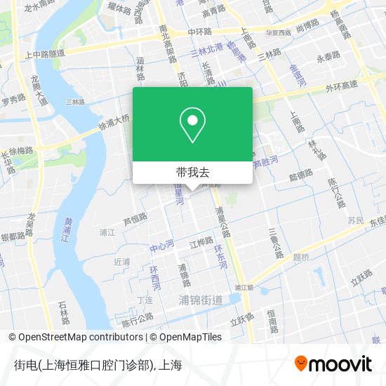 街电(上海恒雅口腔门诊部)地图