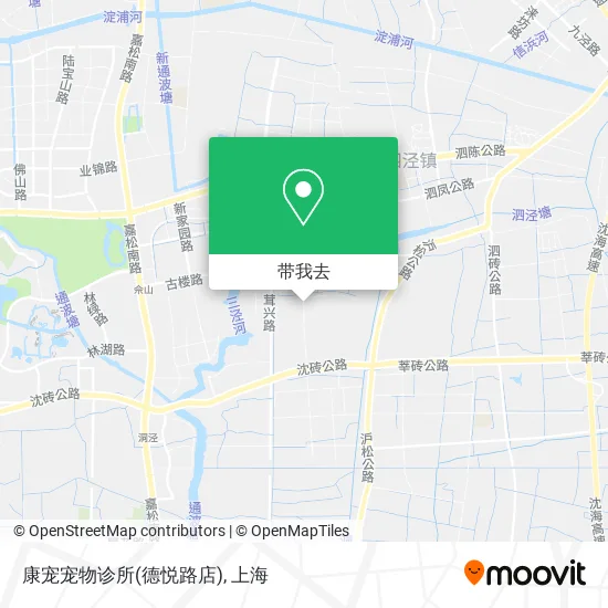 康宠宠物诊所(德悦路店)地图
