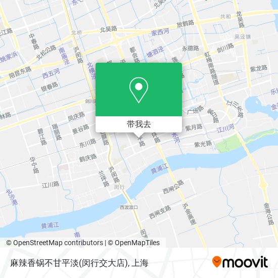 麻辣香锅不甘平淡(闵行交大店)地图