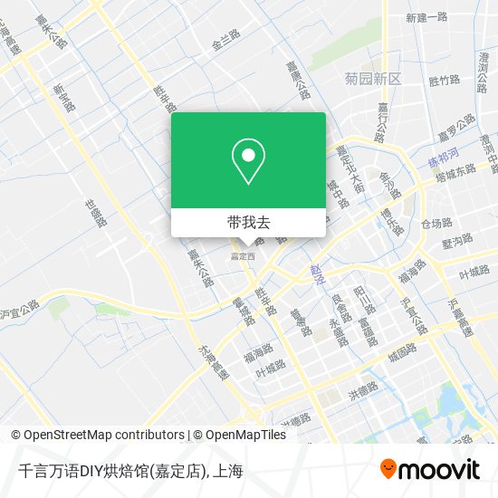 千言万语DIY烘焙馆(嘉定店)地图