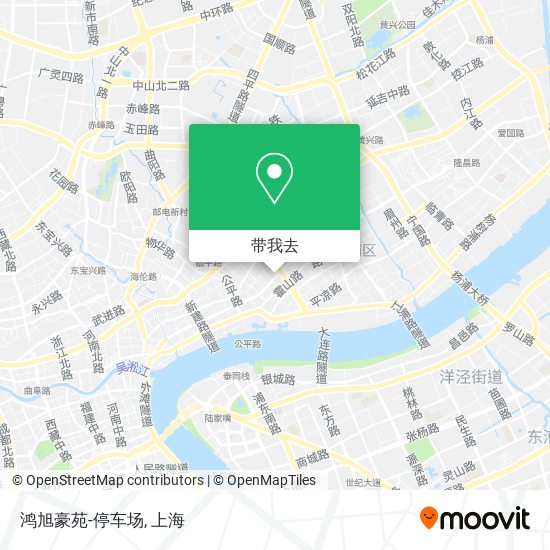 鸿旭豪苑-停车场地图