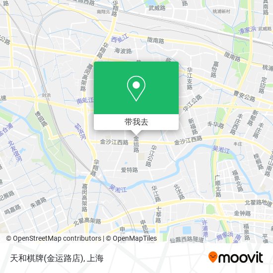 天和棋牌(金运路店)地图