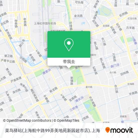 菜鸟驿站(上海航中路99弄美地苑新园超市店)地图