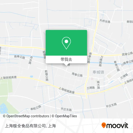 上海馥全食品有限公司地图