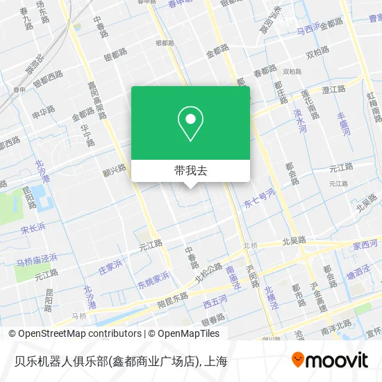 贝乐机器人俱乐部(鑫都商业广场店)地图