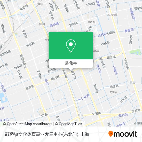颛桥镇文化体育事业发展中心(东北门)地图