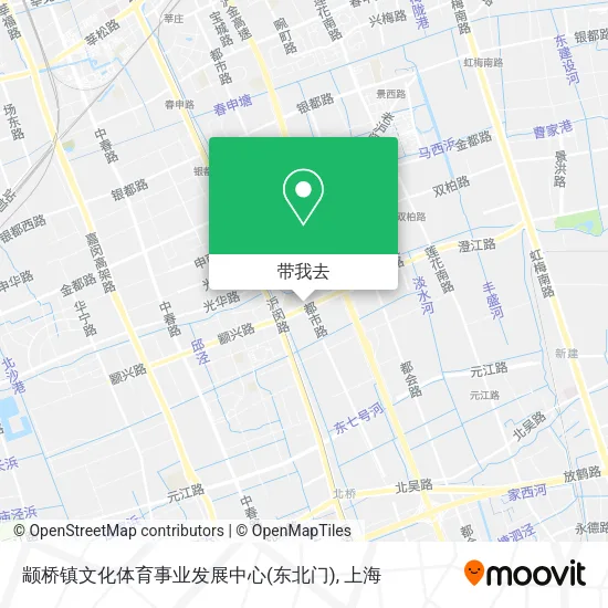 颛桥镇文化体育事业发展中心(东北门)地图
