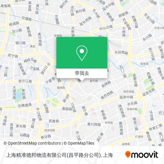 上海精准德邦物流有限公司(昌平路分公司)地图