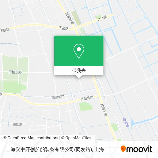 上海兴中开创船舶装备有限公司(同发路)地图