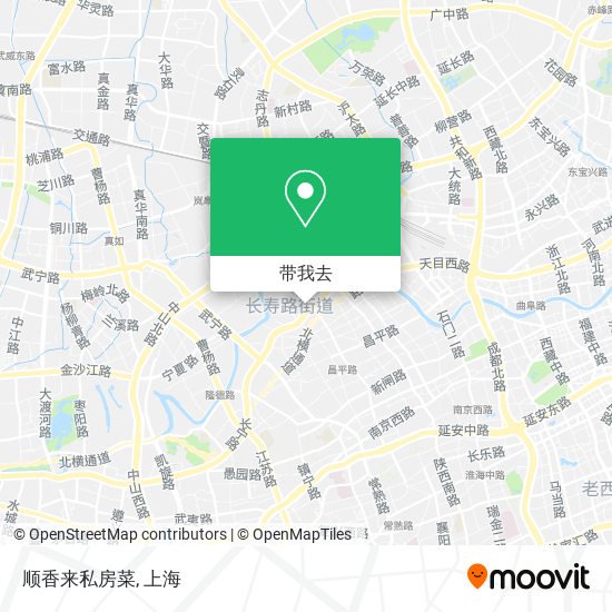 顺香来私房菜地图