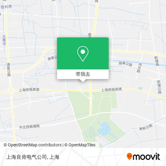 上海良肯电气公司地图