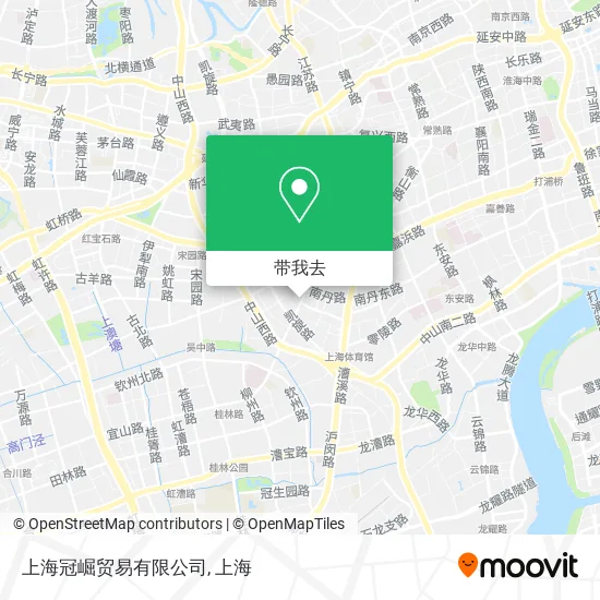 上海冠崛贸易有限公司地图