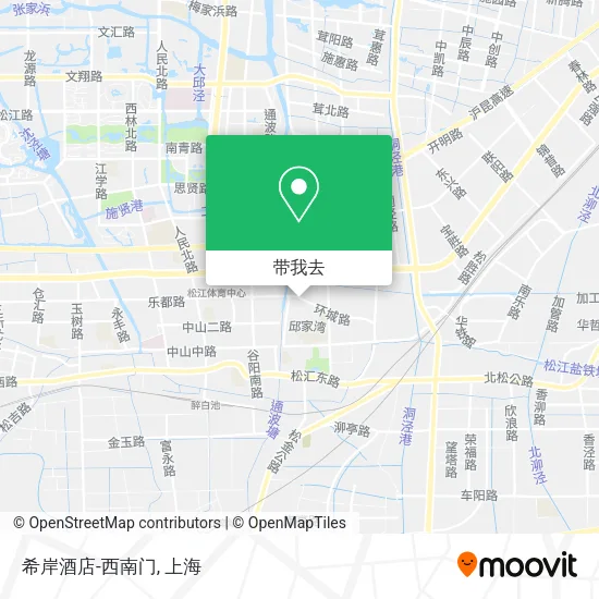 希岸酒店-西南门地图