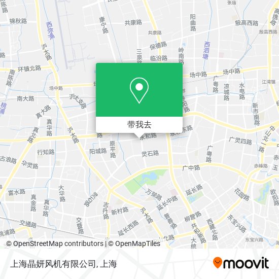 上海晶妍风机有限公司地图