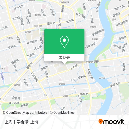 上海中学食堂地图