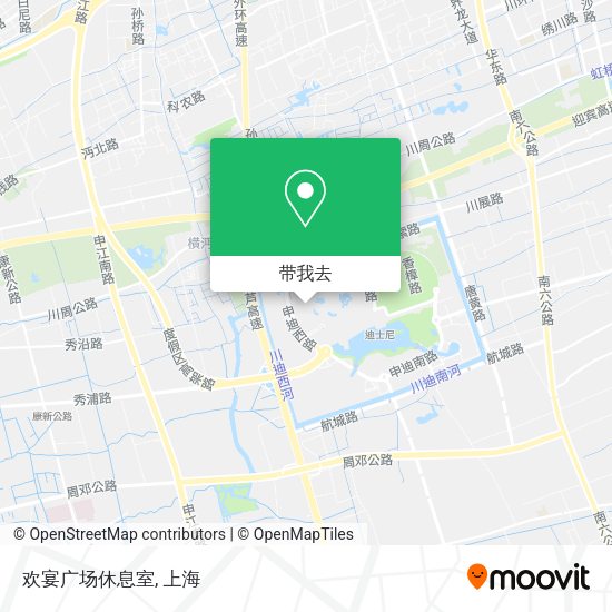 欢宴广场休息室地图