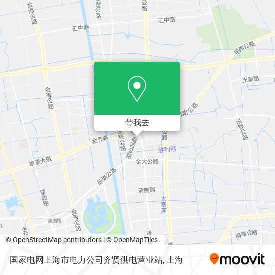 国家电网上海市电力公司齐贤供电营业站地图