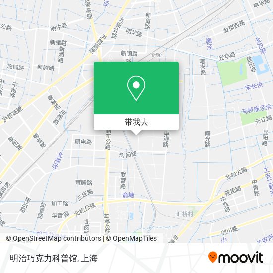 明治巧克力科普馆地图