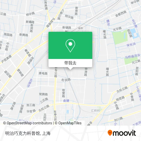 明治巧克力科普馆地图