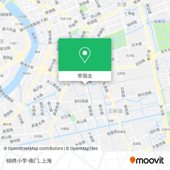 锦绣小学-南门地图