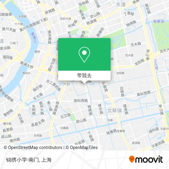 锦绣小学-南门地图
