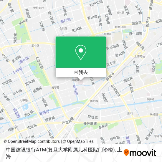 中国建设银行ATM(复旦大学附属儿科医院门诊楼)地图