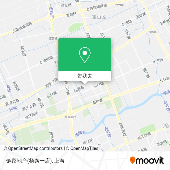 链家地产(杨泰一店)地图