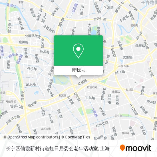 长宁区仙霞新村街道虹日居委会老年活动室地图