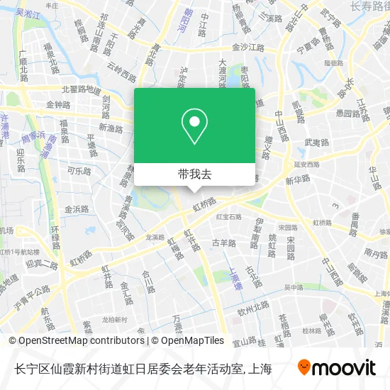 长宁区仙霞新村街道虹日居委会老年活动室地图