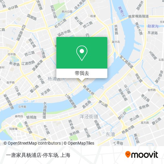 一唐家具杨浦店-停车场地图