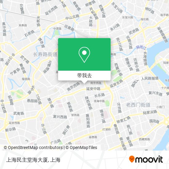 上海民主堂海大厦地图