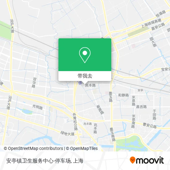 安亭镇卫生服务中心-停车场地图