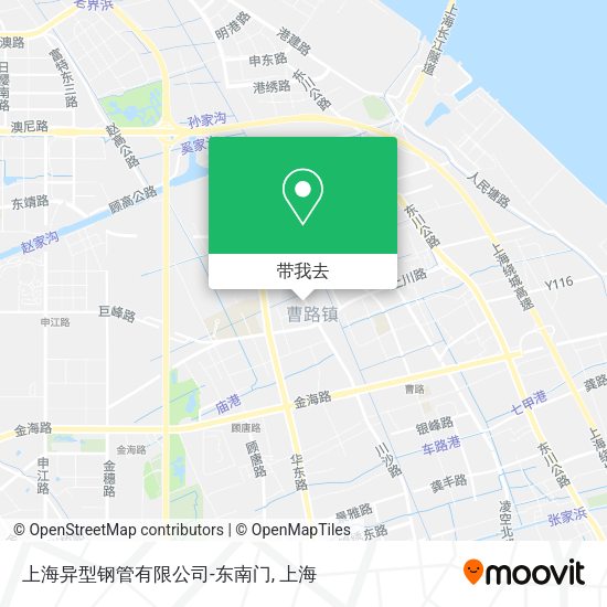 上海异型钢管有限公司-东南门地图