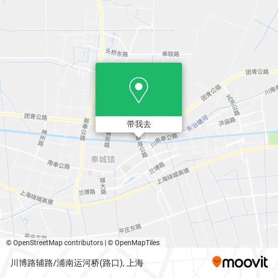 川博路辅路/浦南运河桥(路口)地图