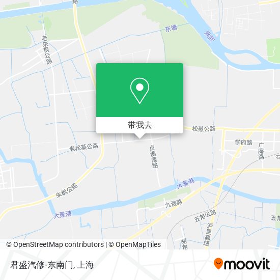君盛汽修-东南门地图