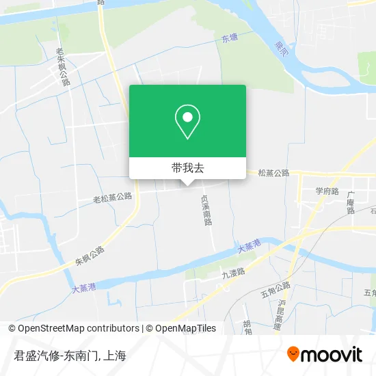 君盛汽修-东南门地图