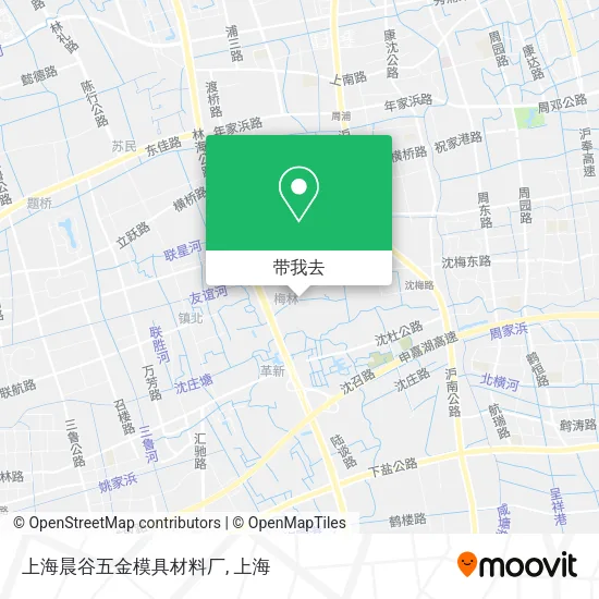 上海晨谷五金模具材料厂地图