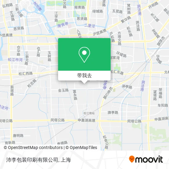 沛李包装印刷有限公司地图