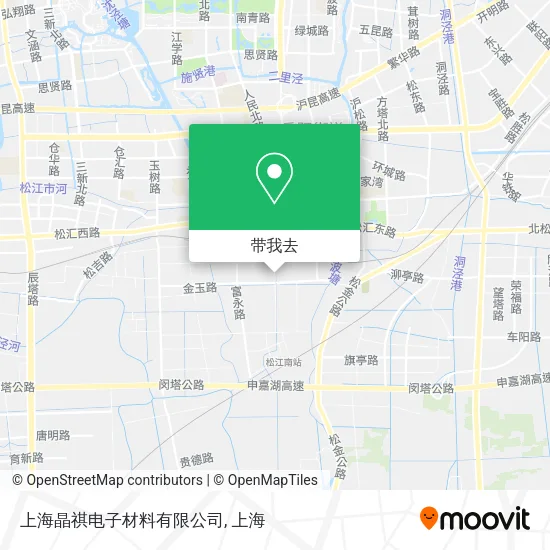 上海晶祺电子材料有限公司地图