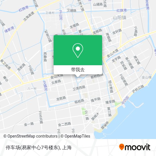 停车场(易家中心7号楼东)地图